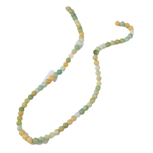 8mm ice cracked natural round stone beads in green and honey hues for DIY jewelry