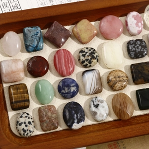 Natuursteen Kralen Voor Sieraden Maken Onregelmatige Geometrische Ronde Ovale Getextureerde Edelsteen Bedeltjes Voor DIY Oorbellen Armband Ketting Accessoire