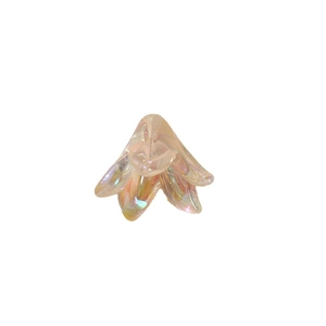 Accessorio floreale a cinque petali perlato cangiante per gioielli fai-da-te