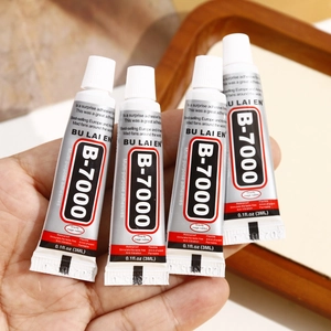 Set di quattro tubetti di colla B-7000 da 3ml per gioielli e ciondoli per scarpe