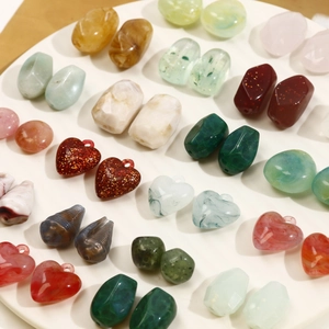 Macro view of colorful acrylic assorted beads for DIY jewelry necklaces and bracelets