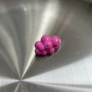 Perle nuage en acrylique dégradé rose pour la création de bijoux DIY élégants