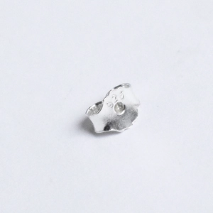 925 sterling silver butterfly earring back with hallmark engraving for stud earrings