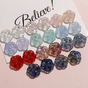 Colorful multi-layer 5-petal flower beads for DIY jewelry making handmade accessories