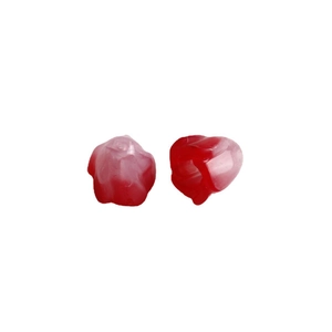 Cuentas pétalos de rosa degradado rosa para collares y accesorios de pelo artesanales