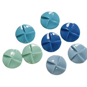 Creative 20mm windmill-shaped resin decorative buttons for DIY accessories set