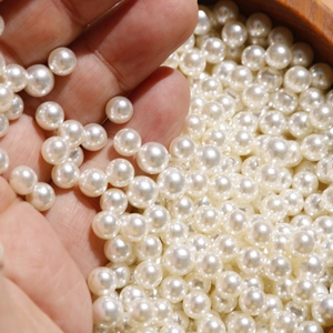 Hoogglanzende witte 6mm imitatieparels voor DIY-sieraden maken en handgemaakte projecten