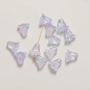 Perles de muguet en résine mate translucide pour la création de bijoux DIY