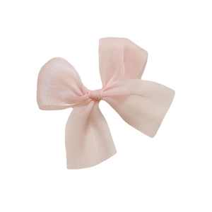 Roze zachte mesh strik voor DIY prinsessen haarspeldjes en hoofdband decoraties