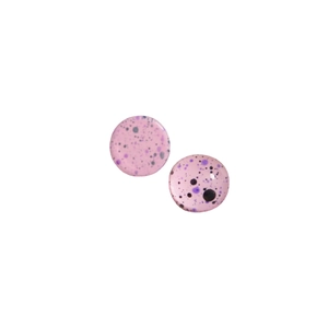 10mm colorful ink splatter glass cabochons for DIY nail art and jewelry making accessories