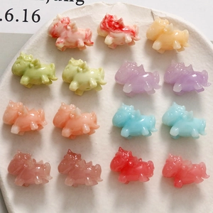 Kleurrijke hars eenhoorn bedeltjes voor DIY sieraden in diverse pastel macaron kleuren