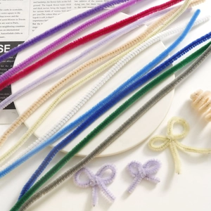 Colorful Chenille Stems For DIY Craft Making Fuzzy Pipe Cleaners For Kids Art Projects Handmade Materials 30cm Twisted Sticks