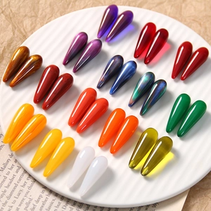 Artistic Starry Sky Teardrop Resin Accessories For DIY Jewelry Making Earrings Hair Clips Phone Case Decoration Gradient Pendant