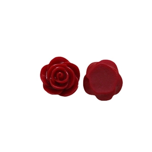 15mm hochglänzende Harz-Rosenblütenblätter für DIY Schmuck und Haarschmuck