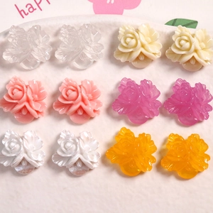 Mix di fiori in resina colorati per gioielli fai-da-te e cover per telefoni