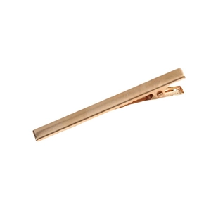 Minimalist gold plated metal duckbill hair clip with sleek polished finish for DIY styling