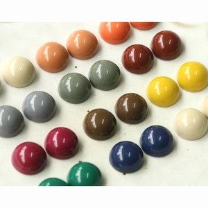 Cabochon colorati in resina per orecchini fai-da-te e accessori per cover di cellulari