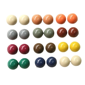 Kit di accessori fai-da-te in resina colorata a semisfera per gioielli e fermagli