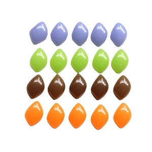 Pack de 20 piezas de resina en forma de rombo para decorar fundas y accesorios DIY
