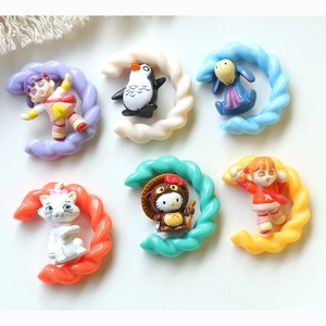 Accessori per Gioielli Fai-da-te in Resina a Forma di C Intrecciata Colore Caramella Spirale per Orecchini Fermagli per Capelli