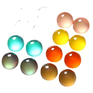Gekleurde laser spiegelhars kralen met kattenoog effect voor DIY sieraden en handwerk