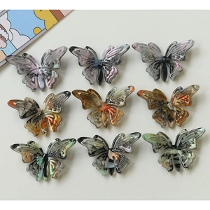 Vintage Butterfly DIY Acetate Jewelry Finding Hollow Out Butterfly Accessory For Hairpin Earrings Handmade Materials
