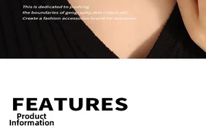 Detail shot of black ribbed V-neck fabric texture and stylish collarbone fit details