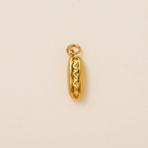 Pendentif créatif en forme de hot-dog doré pour bijoux DIY et colliers tendance
