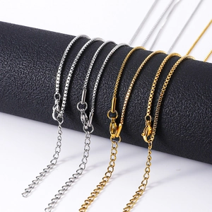 Minimalistische Roestvrijstalen Venetiaanse Schakel Ketting Voor Dames Heren Goud Zilver Gepolijst Basis Sieraden Verstelbare Ketting