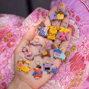 Europäische Amerikanische Mode Kupfer Vergoldet Chinesisches Sternzeichen Tier Anhänger Bunte Emaille DIY Schmuck Zubehör Für Halskette Armband Damen Herren