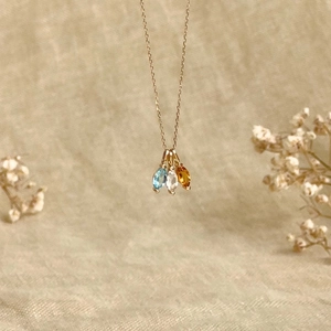 Roestvrij Staal Marquise Geboortesteen Hanger 18K Goud Verguld Zirkoon Alleen Hanger Zonder Ketting Vrouwen Sieraden
