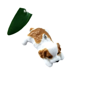Portachiavi 3D in PVC Cavalier King Charles Spaniel con dettagli realistici del pelo