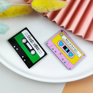 Pendentifs cassettes rétro pour bijoux DIY avec motifs Good Vibes et Best of 90's