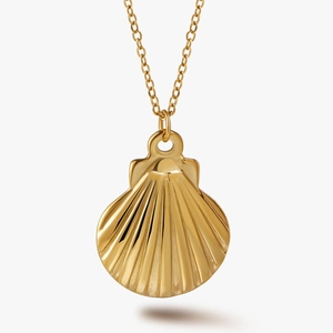 Collana con ciondolo occhio del male in acciaio inossidabile dorato per donna vintage