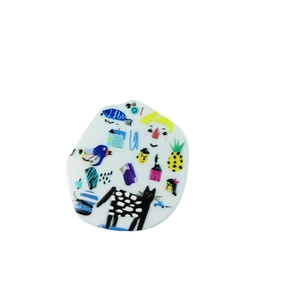 Japanischer Ukiyo-e Fuji Katze Acryl Anhänger für DIY Schmuck und Accessoires