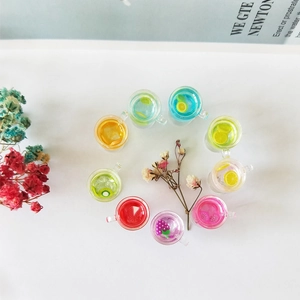 Neuf pendentifs miniatures de boissons aux fruits pour bijoux DIY et décorations