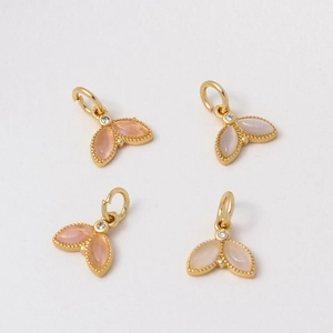 Ancient gold sand-finished butterfly rabbit pendant for DIY handmade jewelry crafts