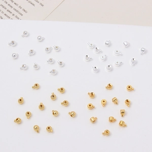 18K gold plated copper clasp for DIY jewelry making in gold and silver finish