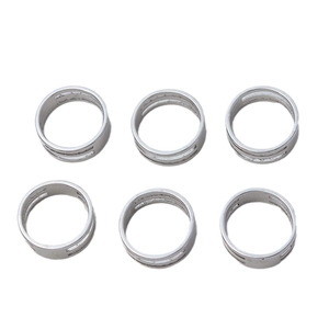 Set of six stainless steel jump ring opening tools for jewelry making and DIY crafts