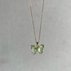 Mode Schmetterling Anhänger Halskette Zinklegierung Strass Schlüsselbein Kette Elegante Schmetterling Schmuck Für Damen Täglich Dating Geschenk