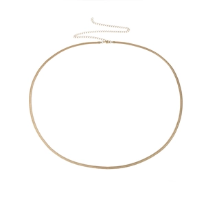 Sexy minimalist gold snake bone waist chain with adjustable lobster clasp for women