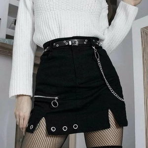 Ceinture Chaîne de Taille en Métal Punk Gothique Pour Hommes Femmes Hip Hop Couleur Argent Chaîne de Pantalon Jeans Accessoire