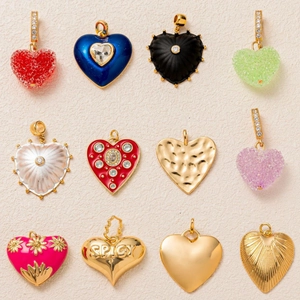 Roestvrijstalen Hart Hanger Halsketting Voor Dames Heren Goud Zilver Verguld Emaille Schelp Zirkonia Sieraden Cadeau