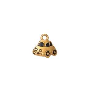 Pendentif voiture en acier inoxydable doré 18K pour la création de bijoux DIY