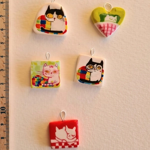 Süße Cartoon Katze Anhänger Halskette Für Damen Kinder Vergoldete Kupferkette Handbemalter Tierschmuck Tägliches Dekoration Zubehör