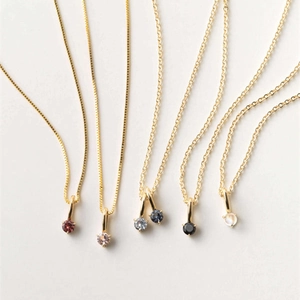 Ensemble Collier Bracelet Boucles d'Oreilles Pendentif Pierre de Naissance Ronde Acier Inoxydable Bijoux Strass Plaqué Or Femmes