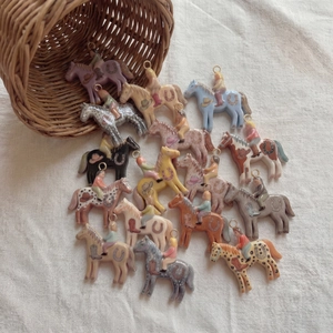 Ciondoli a cavallo stile western con placcatura in oro 18K per accessori gioielli DIY