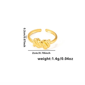 Détails des dimensions : diamètre intérieur de 2 cm et largeur de 0,2 cm de la bague