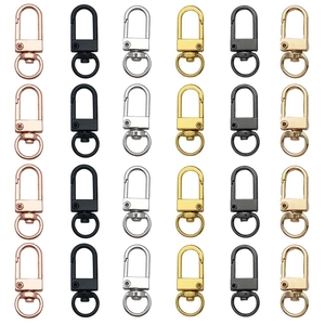 Zinc Alloy Swivel Lobster Clasp Hook For DIY Keychain Jewelry Finding Bag Snap Hook Keyring Handmade Craft Multi Color Connector