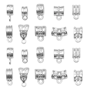 Set de 20 cierres de aleación de plata para la fabricación de collares y joyas de bricolaje